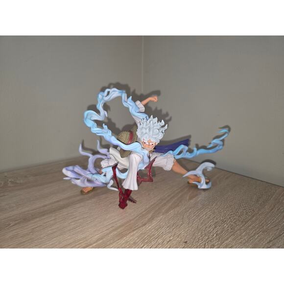 One Piece Monkey D Luffy Gear 5 Nika Figurine 7.5" Japan Figure No Box PVC - Picture 1 of 6